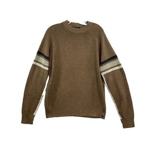 Cotopaxi Libre Waffle Crew Sweater Men Small Brown Cabincore 90s Academia Preppy